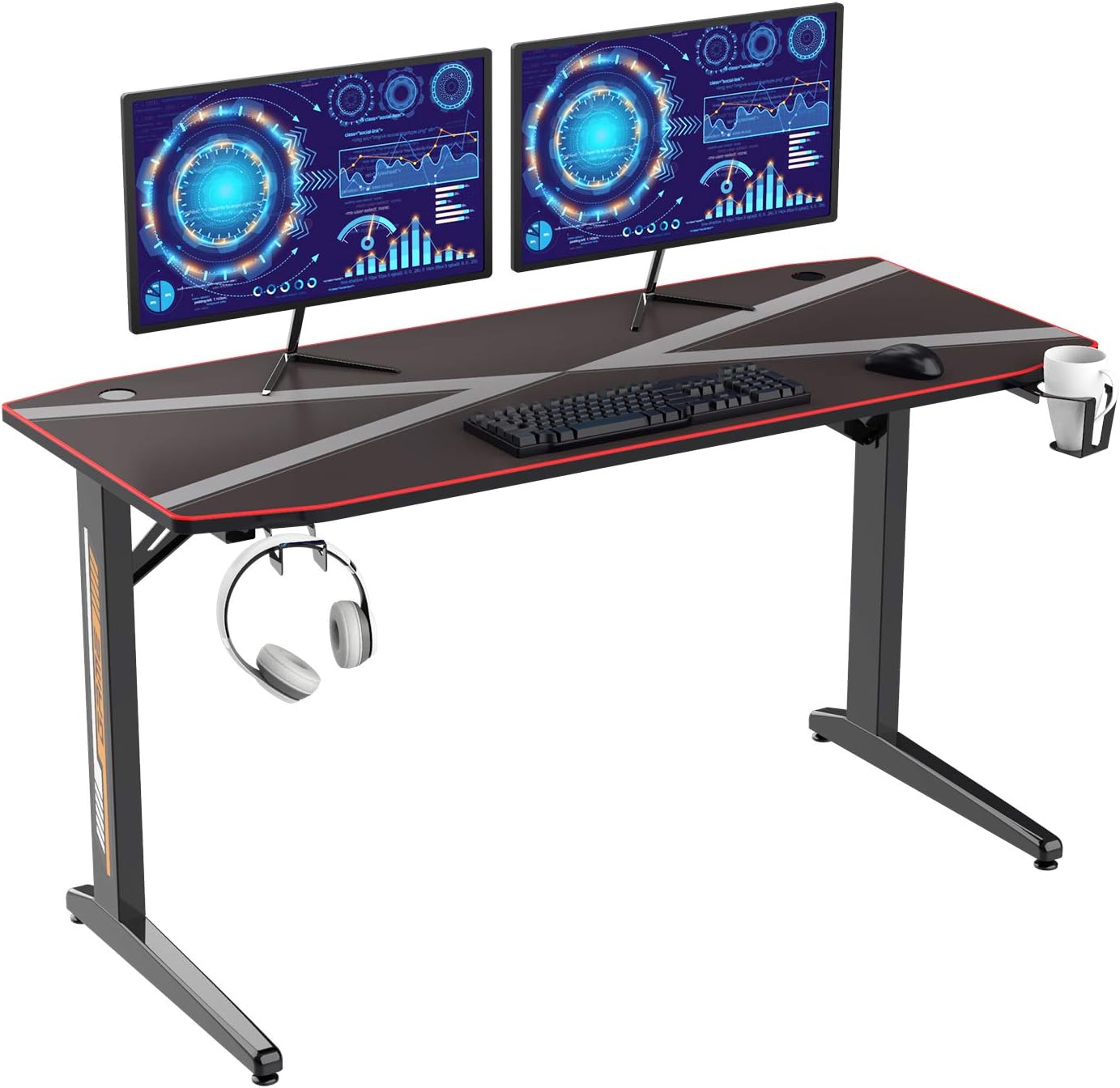 Gaming Desk Computer YT-TF-1 (Gaming Table) With Full Cover Mouse Pad 750*140*650MM Gaming Desk Computer YT-TF-1 (Gaming Table) With Full Cover Mouse Pad 750*140*650MM